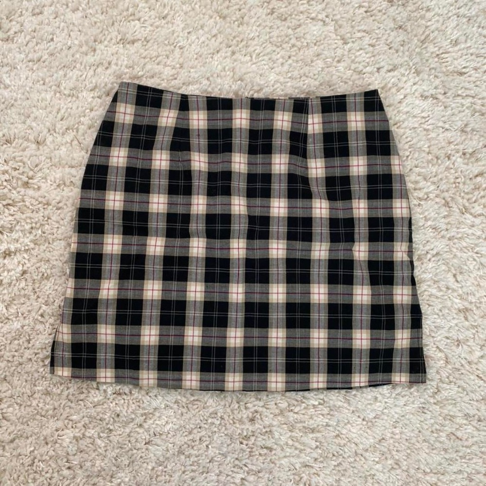 Vintage Plaid Mini Skirt // 90s 🤍❤️